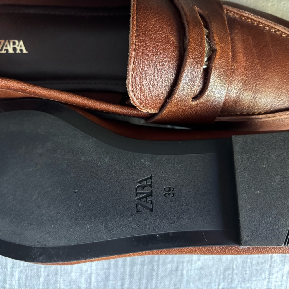 Zara leather penny loafers - Picture 10 of 10